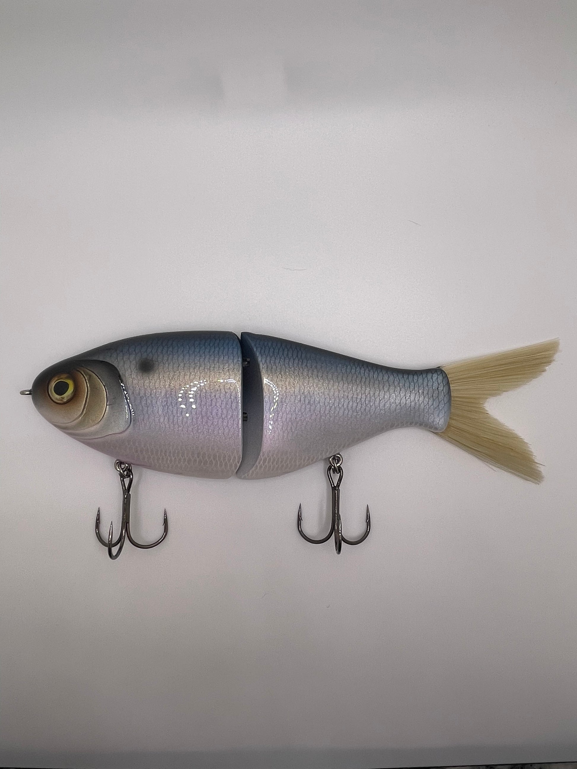 8 Inch - OG Blue Shad Allen Creek Custom Baits 8 Inch - OG Blue Shad Allen Creek Custom Baits